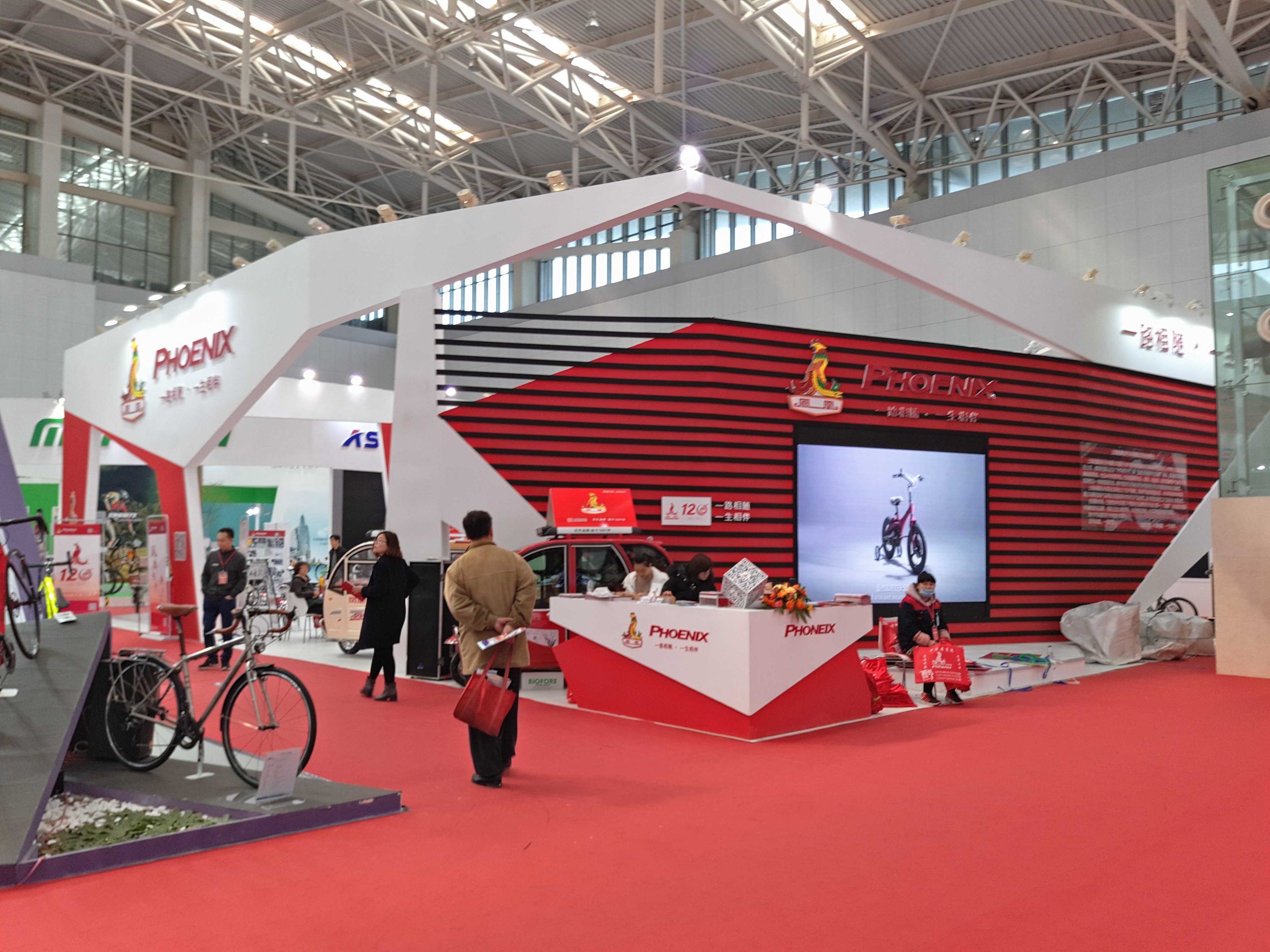 电动车展展台搭建